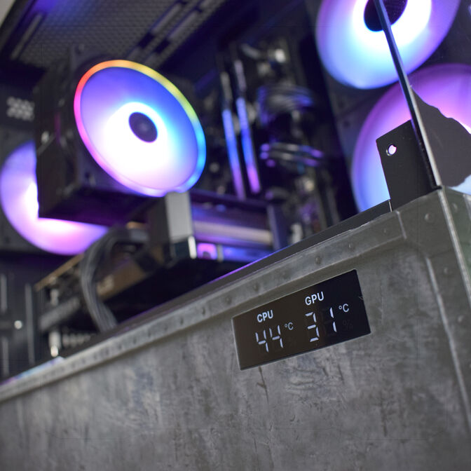 Computador AURA Gamer-PC Sandrinhos Edition Ryzen 5 7500F 16GB DDR5 1TB RTX 5060 WiFi W11 image number 4