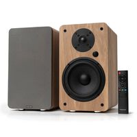 Colunas Hi-Fi Vulkkano A6 ARC 80W Bluetooth HDMI ARC Castanhas