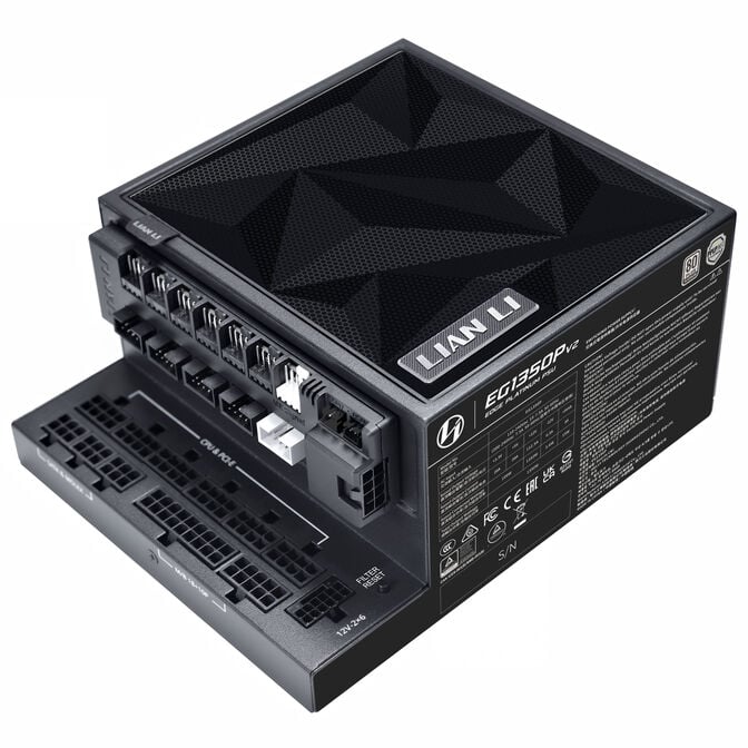 Fonte Modular Lian Li Edge Platinum V2 1350W 80+ Platinum Preto (C/Hub) image number 0
