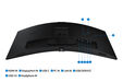 Monitor Curvo Samsung ViewFinity S6 34" S65VC VA UWQHD 100Hz USB-C (PD90W) KVM Webcam image number null