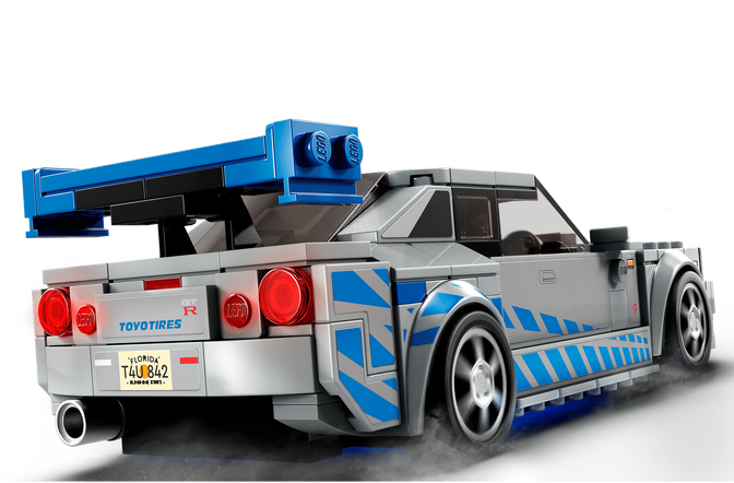 LEGO Speed Champions: Velocidade Furiosa Nissan Skyline GT-R (R34), 319 Pe&ccedil;as (76917) image number 4