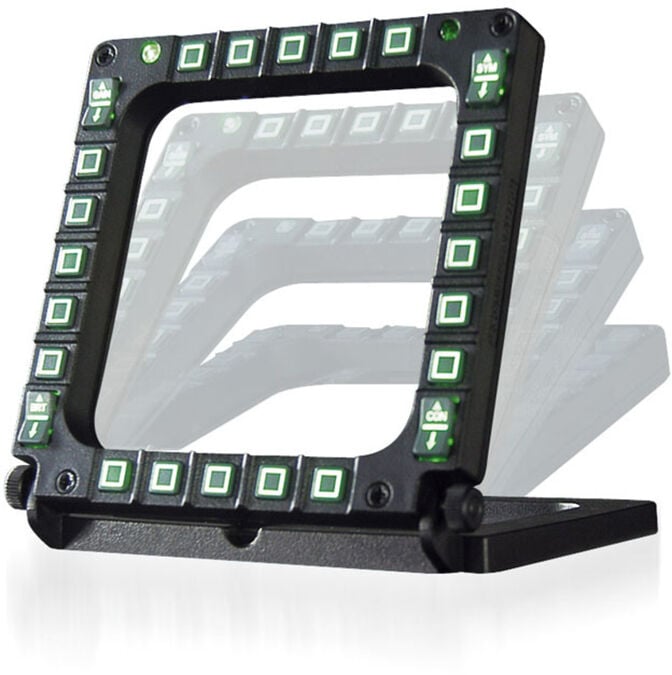 Base Thrustmaster MFD Cougar Joystick USB PC Preta image number 3