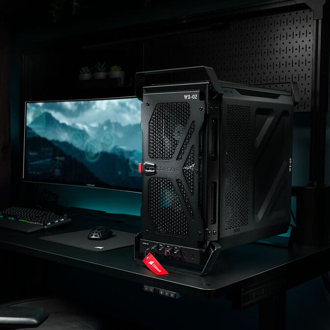 Caixa E-ATX Corsair WARTHOG Perfomance Preto Vidro Temperado image number 21