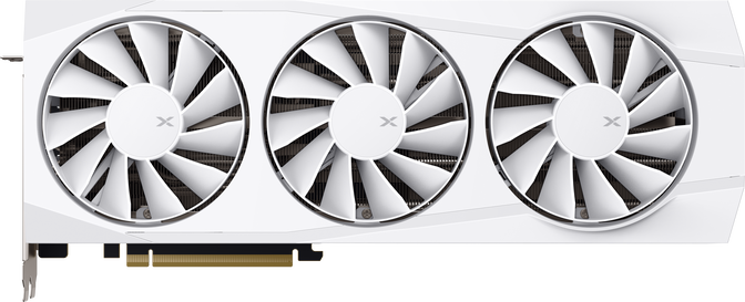 Gr&aacute;fica XFX Radeon RX 9070 XT Quicksilver Gaming White Triple Fan 16GB GDDR6 image number 4