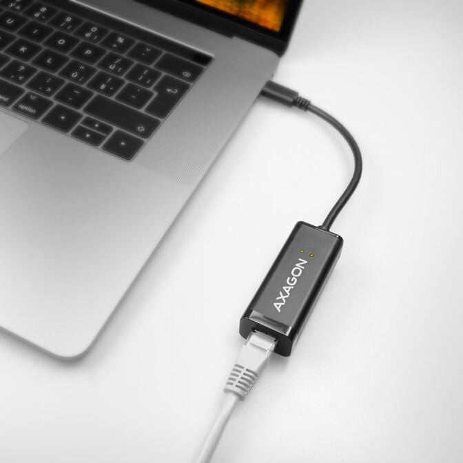 Adaptador AXAGON ADE-SRC Type-C USB3.1 - Gigabit Ethernet 10/100/1000 image number 2