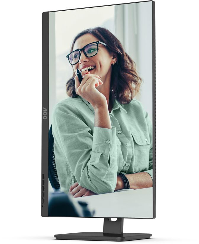 Monitor AOC 23.8" 24P3CV IPS FHD 75Hz c/ Ajuste em altura image number 10