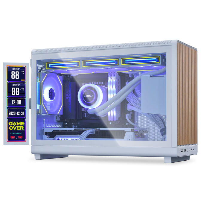 Monitor Port&aacute;til Lian Li 8.8" Branco image number 10