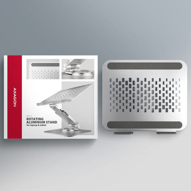 Suporte Elevat&oacute;rio Rotativo AXAGON STND-LR para Port&aacute;teis 10"-16" image number 20