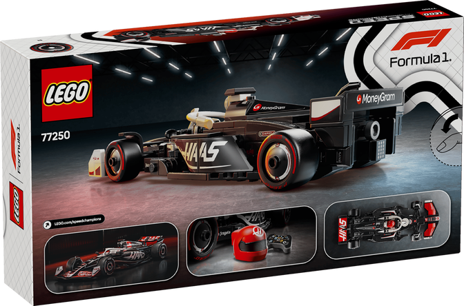 LEGO Speed Champions: Carro de Corrida MoneyGram Haas F1 Team VF-24, 242 Pe&ccedil;as (77250) image number 1