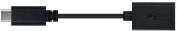 Cabo USB 2.0 3A OTG Nanocable USB-C/M-A/F 15 CM Preto image number 3