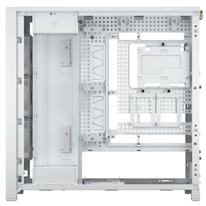 Caixa E-ATX Corsair Frame 5000D RS Airflow Branca Vidro Temperado image number 6