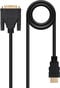 Cabo DVI a HDMI Nanocable DVI18/1/M-HDMI A/M 3 M