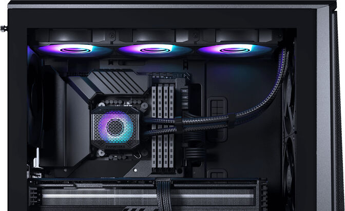 Water Cooler CPU AIO Phanteks Glacier One 360M25 Gen2 DRGB Preto image number 4