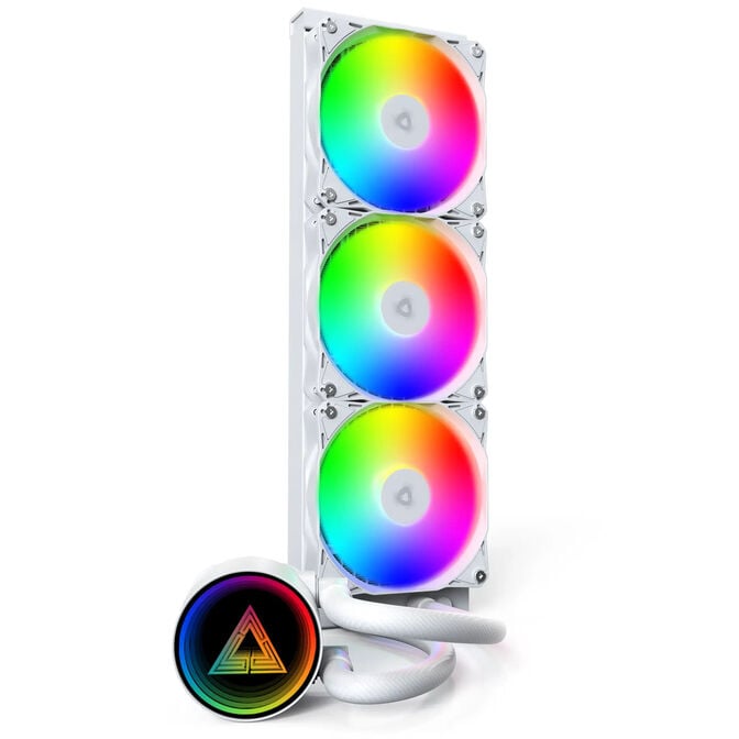 Water Cooler CPU Montech LightFlow ARGB 360mm Branco image number 0
