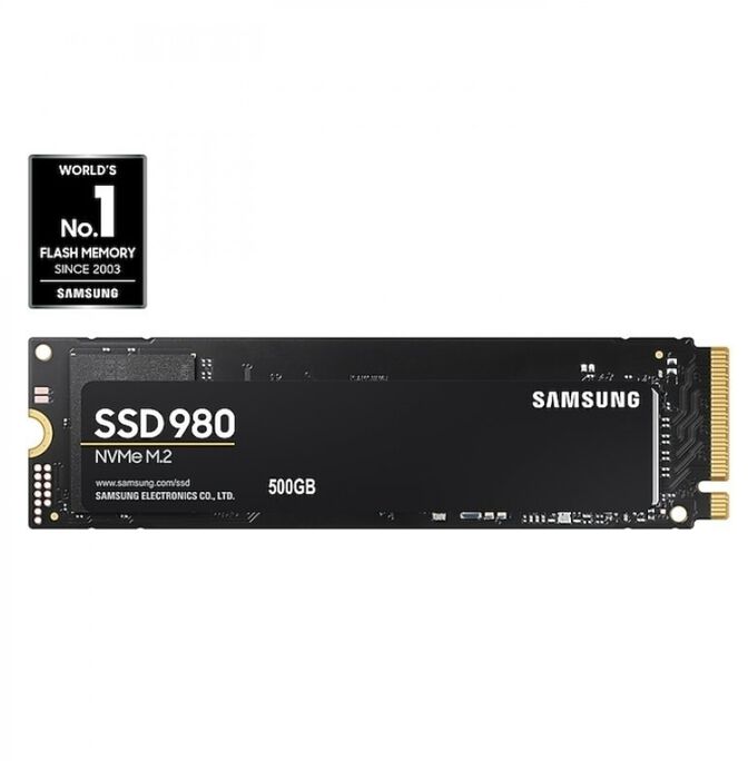 SSD Samsung 980 500GB M.2 NVMe (3100/2600MB/s) image number 1