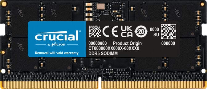Crucial SO-DIMM 16GB DDR5 5600MHz CL46 image number 0