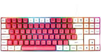 Teclado Mec&acirc;nico GAMIAC TKL RGB90G Kailh Blue Branco/Rosa (PT)
