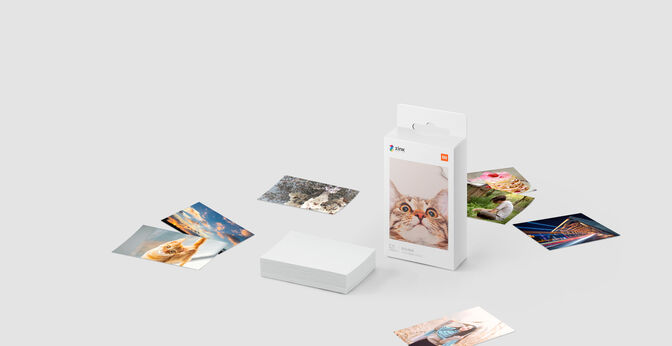 Pack 20 Papel Fotogr&aacute;fico Xiaomi Mi Portable Photo Printer 2x3 image number 1