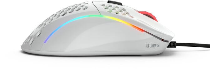 Rato Gaming Glorious Model D Glossy Branco image number 3