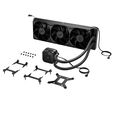 Water Cooler CPU Corsair NAUTILUS II RS 360mm Preto image number null