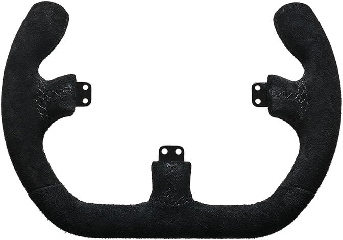 Volante para Buttonplate Asetek SimSports GT Rim - Open D - Camur&ccedil;a Preto image number 1