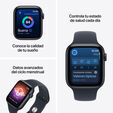 Smartwatch Apple Watch SE 3 GPS 44mm Midnight Aluminium Case with Navy Blue Sport Band - M/L image number null