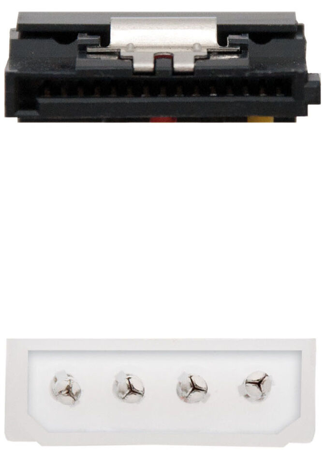 Cabo de Alimenta&ccedil;&atilde;o SATA Angular Nanocable Molex 4Pin/M SATA/F 16CM image number 2