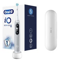 Escova de Dentes El&eacute;trica Oral-B iO Series 6 Grey Opal com 1 cabe&ccedil;a de reposi&ccedil;&atilde;o