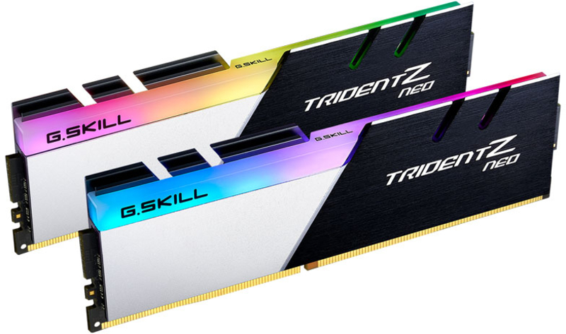 G.Skill Kit 16GB (2 X 8GB) DDR4 3600MHz Trident Z Neo RGB CL18 G.Skill Kit 16GB (2 X 8GB) DDR4 3600MHz Trident Z Neo RGB CL18