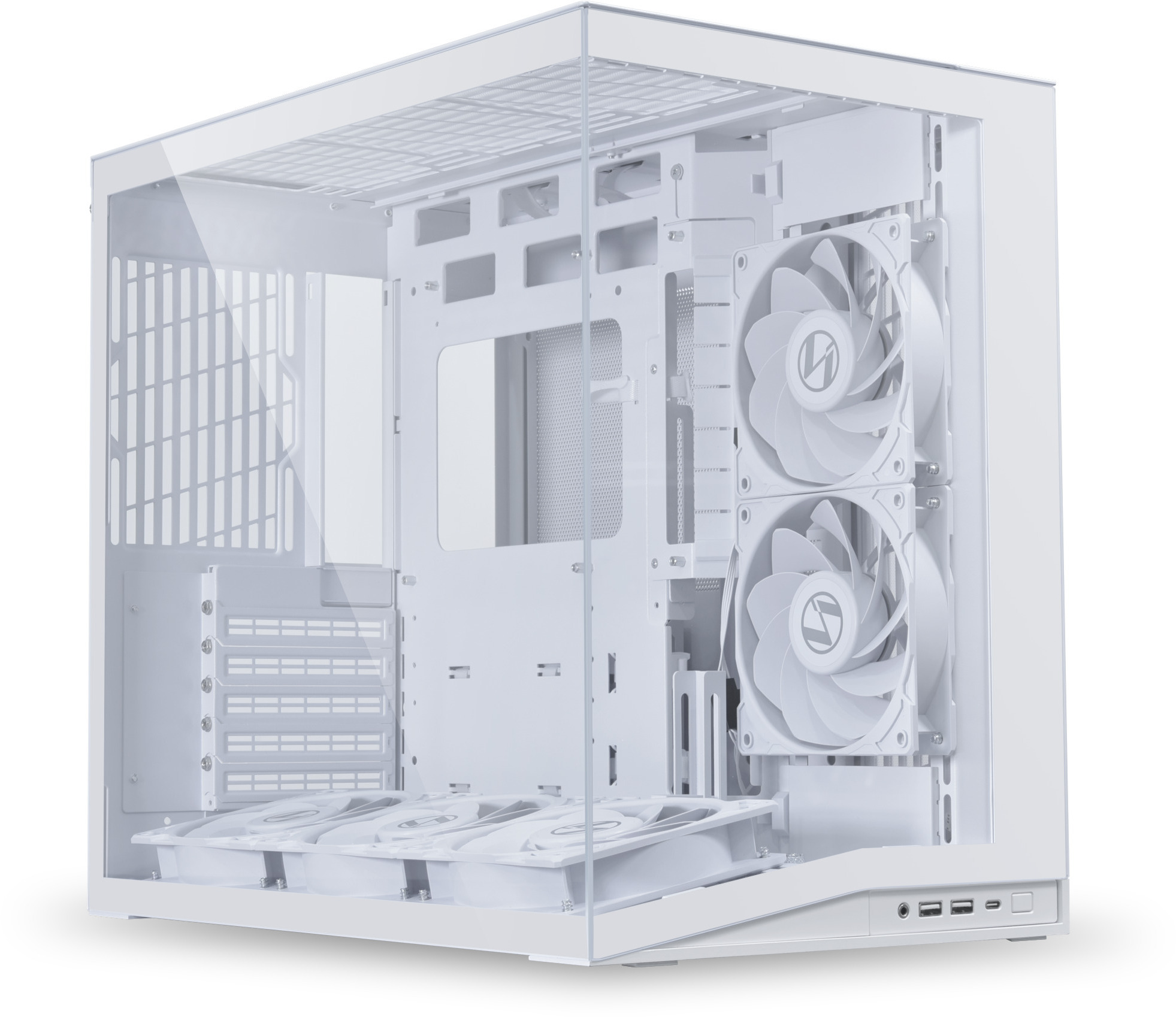 Caixa ATX Lian Li O11 Mini V2 Flow Branco