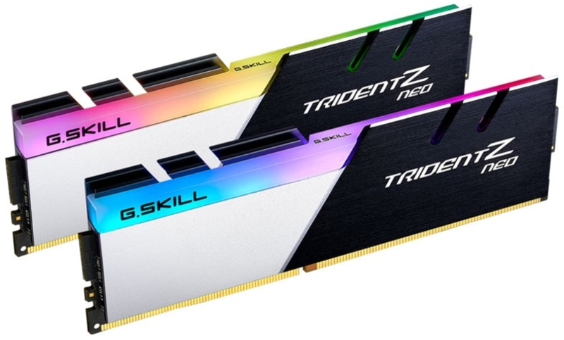 G.Skill Kit 32GB (2 x 16GB) DDR4 3600MHz Trident Z Neo RGB CL16 G.Skill Kit 32GB (2 x 16GB) DDR4 3600MHz Trident Z Neo RGB CL16