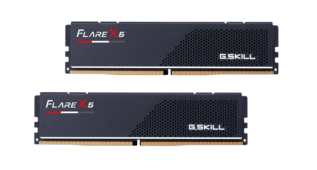 メモリー G.skill DDR5 F5-6000J3238F16GX2-FX5 EXPO G.Skill Kit 32GB (2 x 16GB) DDR5 6000MHz Flare X5 EXPO CL32 Black