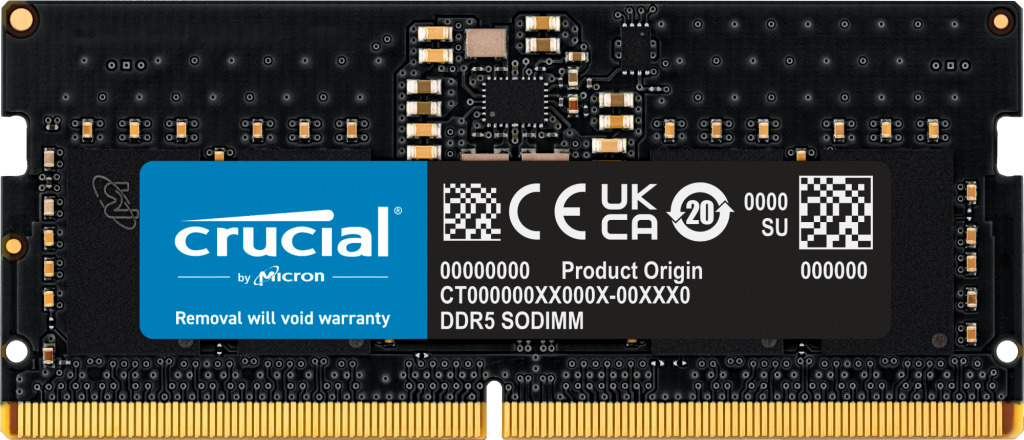 Crucial SO-DIMM 8GB DDR5 4800MHz CL40