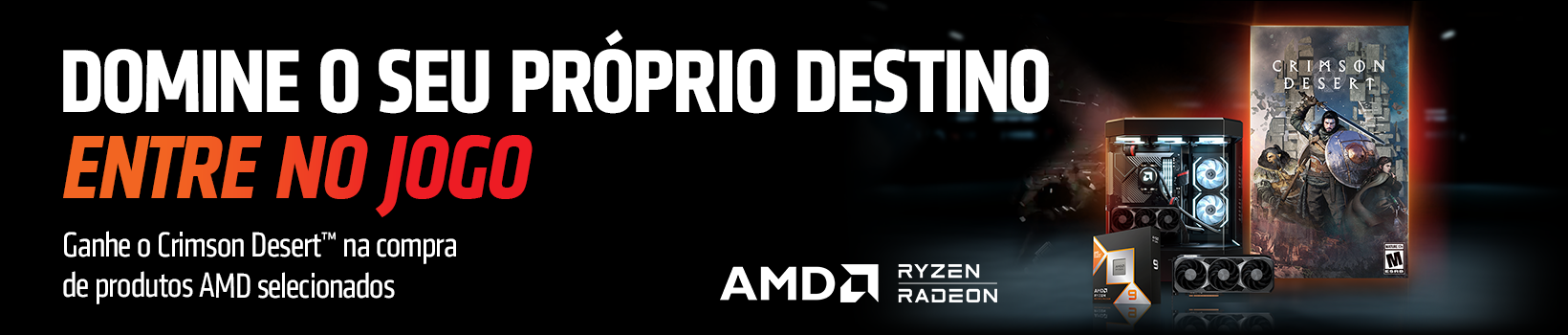 Ganhe o Crimson Desert com produtos AMD selecionados