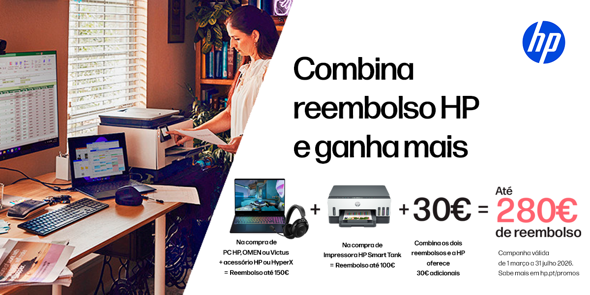 HP até 280€ de Reembolso